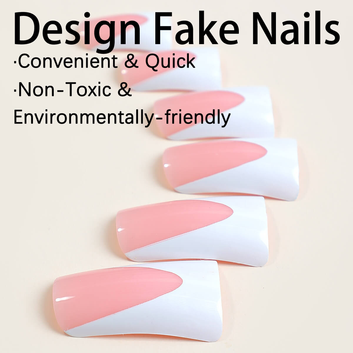Duck Baby Pink Press On Nails with 3D Flower Charms
