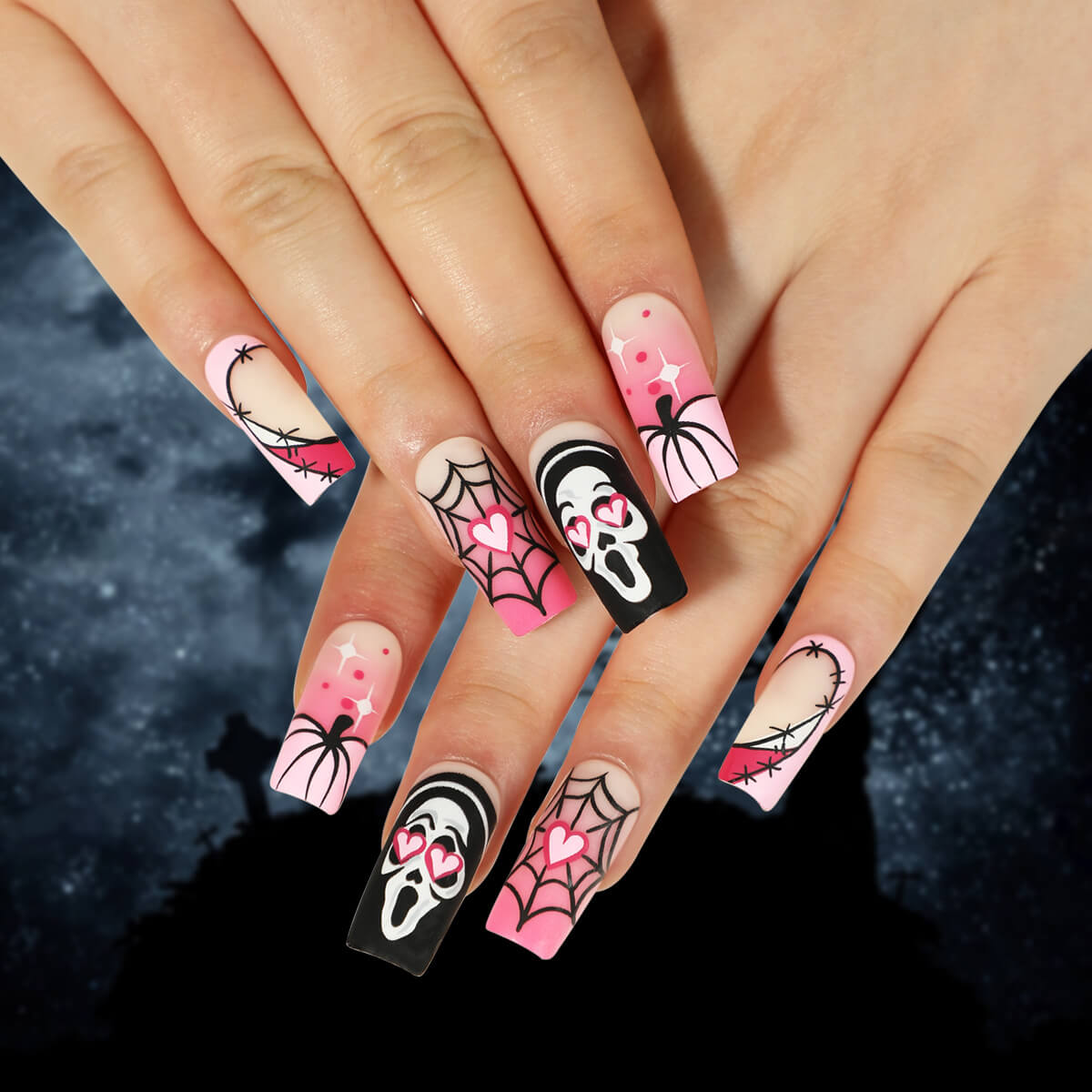 Halloween press online on nails